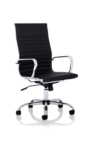 Nola High Back Black Soft Bonded Leather Executive Chair OP000226