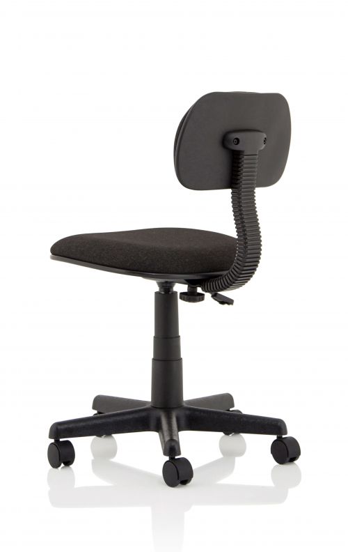Clerk Typist Chair Black Fabric OP000227