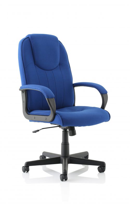 Lincoln Royal Blue Fabric Executive Chair