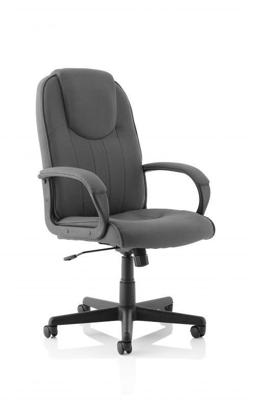 Lincoln Charcoal Fabric Executive Chair