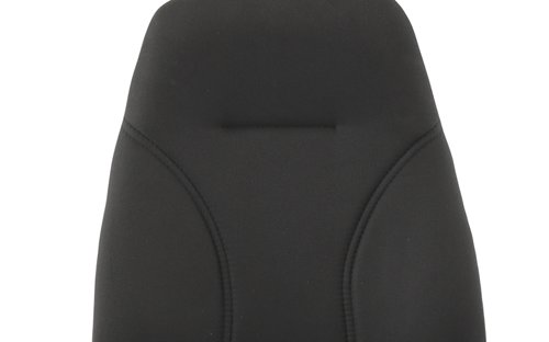 Esme Black Fabric Posture Chair With Height Adjustable Arms