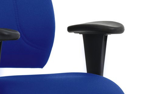 Esme Blue Fabric Posture Chair With Height Adjustable Arms OP000233