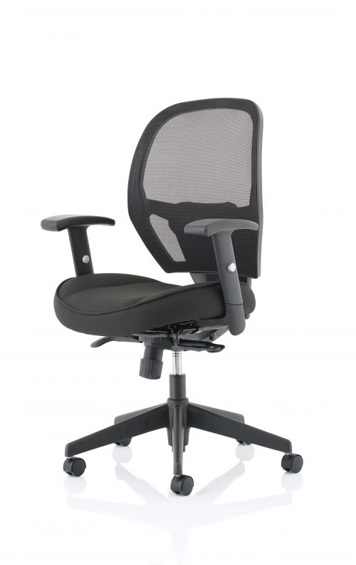 Denver Black Mesh Chair No Headrest