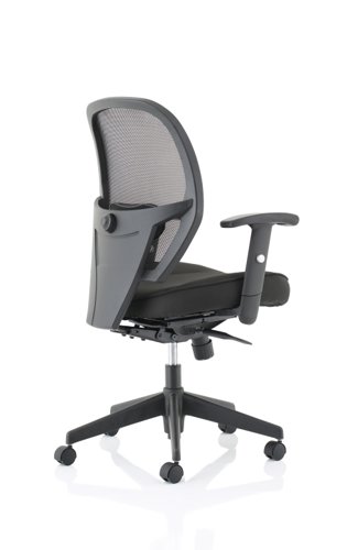 OP000234 Denver Black Mesh Chair No Headrest