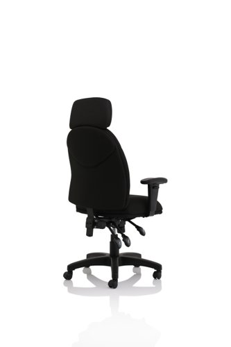 OP000236 Jet Black Fabric Executive Chair