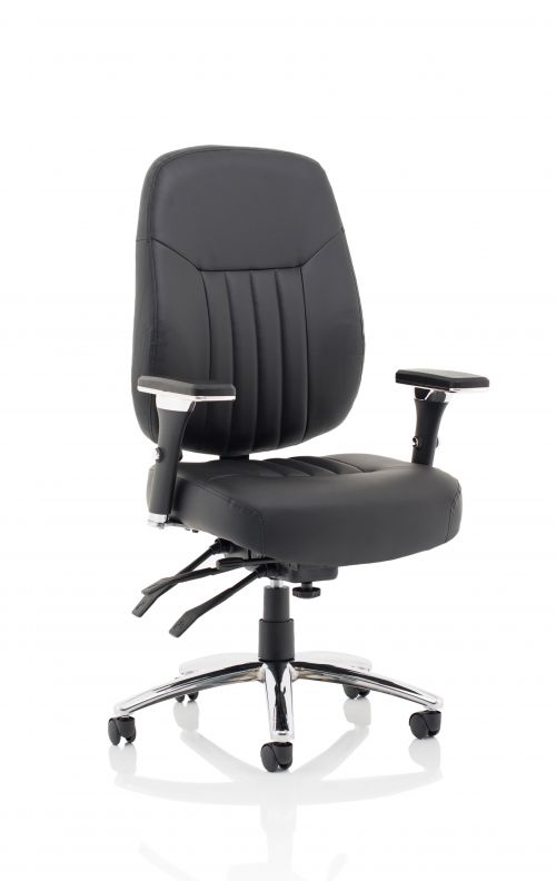Barcelona Deluxe Black Leather Chair OP000241
