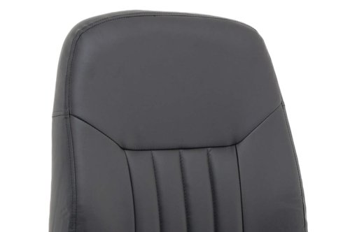 Barcelona Deluxe Black Leather Operator Chair OP000241