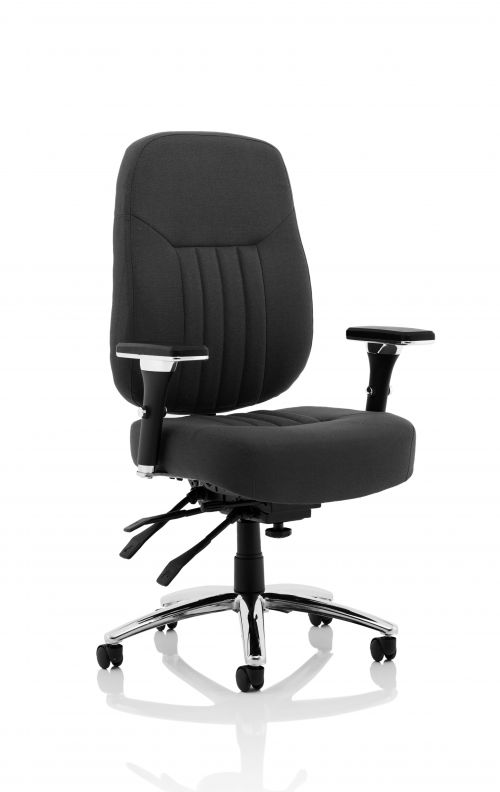 Barcelona Deluxe Black Fabric Chair  OP000242