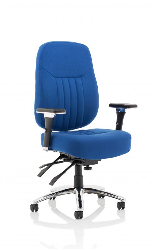 Barcelona Deluxe Blue Fabric Chair OP000243