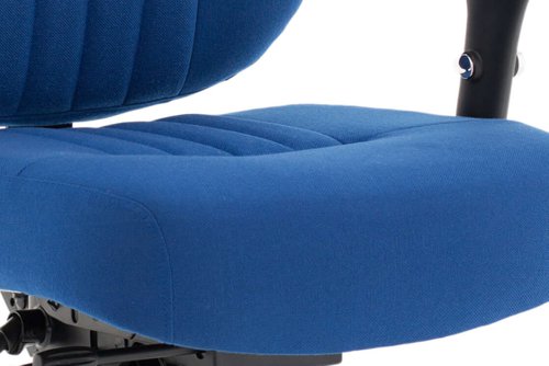 80431DY - Barcelona Deluxe Blue Fabric Operator Chair OP000243