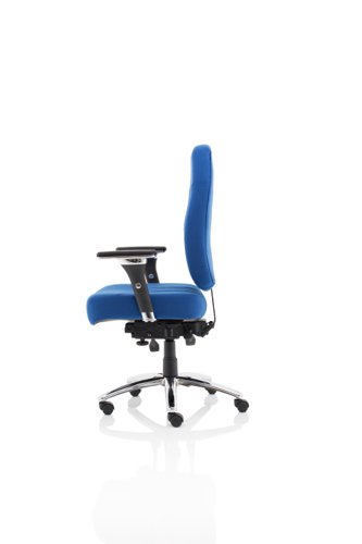 Barcelona Deluxe Blue Fabric Operator Chair OP000243  80431DY