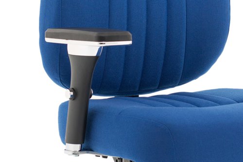 80431DY - Barcelona Deluxe Blue Fabric Operator Chair OP000243