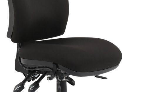 58391DY - Chiro Medium Back Chair Black OP000247
