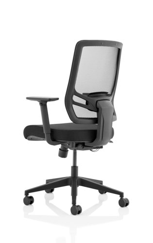 59574DY - Ergo Twist Chair Black Fabric Seat Mesh Back OP000252