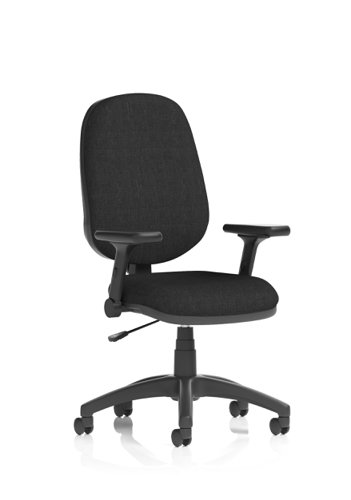 Eclipse Plus I Lever Task Operator Chair Black With Height Adjustable And Folding Arms