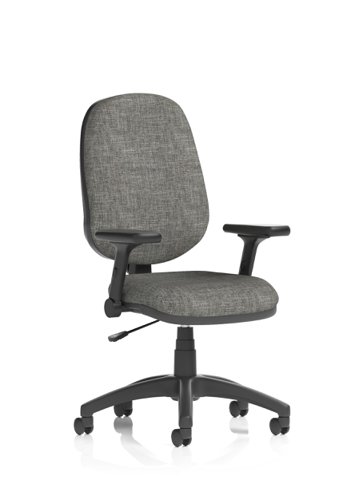 Eclipse Plus I Lever Task Operator Chair Charcoal With Height Adjustable And Folding Arms