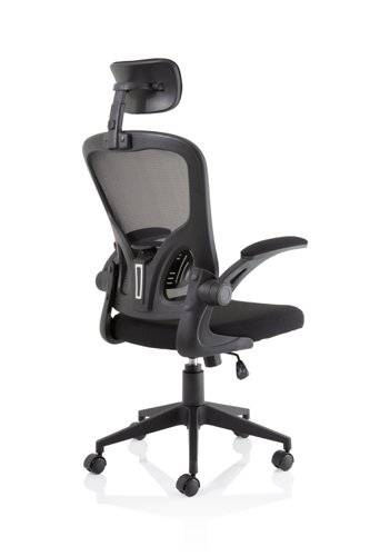 Ace Executive Mesh Chair With Folding Arms  OP000317