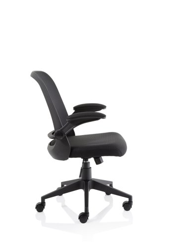 Crew Task Operator Mesh Chair With Folding Arms  OP000318