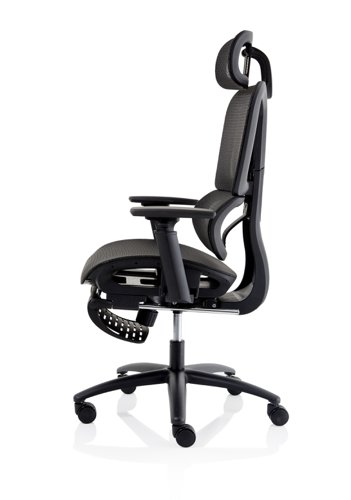 Horizon Executive Mesh Office Chair With Height Adjustable Arms Black - OP000319 - Office Chairs 17135DY