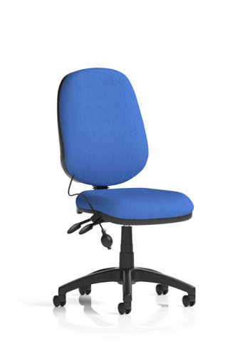 Eclipse Plus II Lever Task Operator Chair Blue With Pump Lumbar