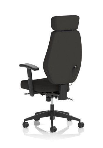 Nexus High Back Executive Chair With Headrest Black Fabric