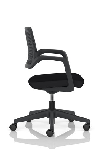 Cosmo Task Operator Chair Black Frame Black Seat