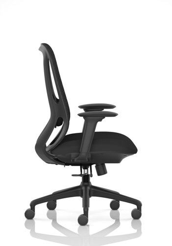 Prism Mesh Back Chair With Height Adjustable Arms Black Seat  OP000378