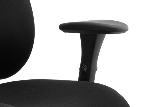 PO000001 Chiro Plus Ergo Posture Chair Black With Arms