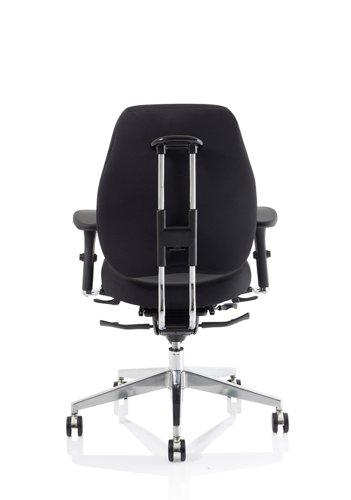 58433DY - Chiro Plus Chair Black with Arms PO000001