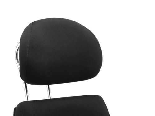 Chiro Plus Chair Black with Arms and Headrest PO000002  58440DY