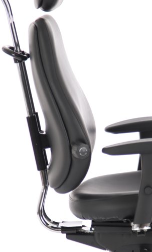 Chiro Plus Ultimate Chair Black Leather PO000013  58482DY
