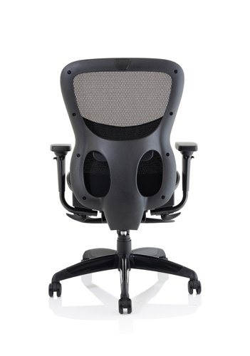 Stealth Shadow Ergo Posture Chair Black Mesh Seat And Back With Arms