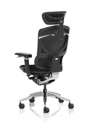 Ergo Click Plus With Headrest Black FabriMesh