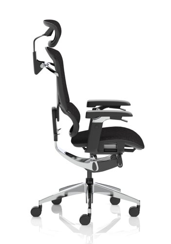 Ergo Click Plus With Headrest Black FabriMesh