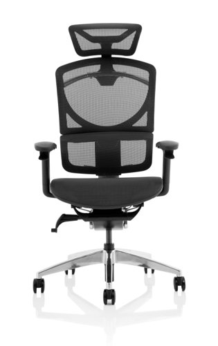 59560DY - Ergo Click Plus Chair Black Mesh with Headrest PO000063