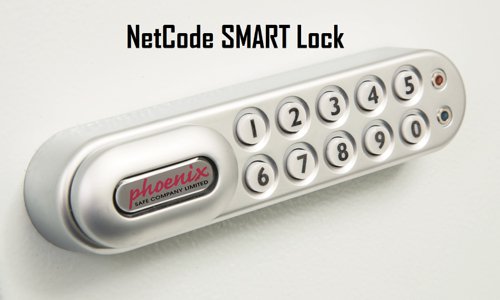 PX0048 Phoenix Commercial Key Cabinet KC0601N 42 Hook with Net Code Electronic Lock.