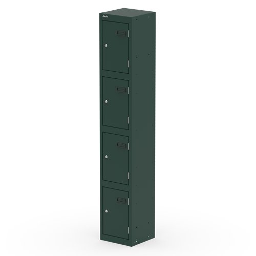 Qube Locker 4 Door 1800mm High British Racing Green