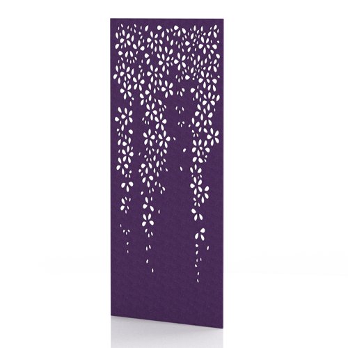 Sch! Acoustic Wall Panel - Blossom - Plum Purple
