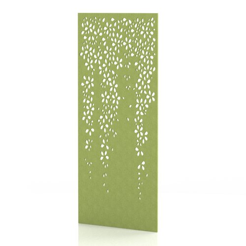Sch! Acoustic Wall Panel - Blossom - Lime Green