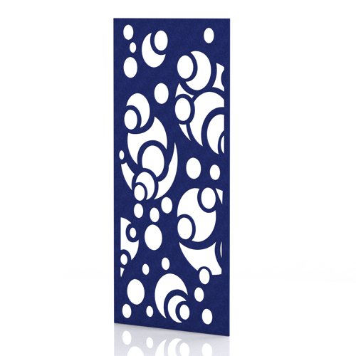 Sch! Acoustic Wall Panel - Bubbles - Cobalt Blue