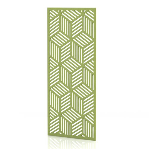 Sch! Acoustic Wall Panel - Cube - Lime Green