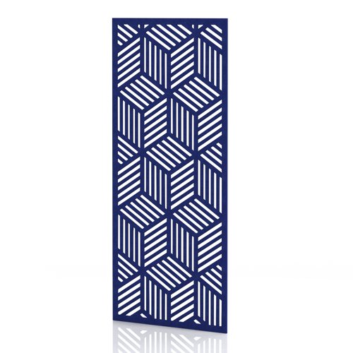 Sch! Acoustic Wall Panel - Cube - Cobalt Blue