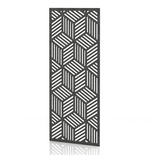 Sch! Acoustic Wall Panel - Cube - Graphite Charcoal
