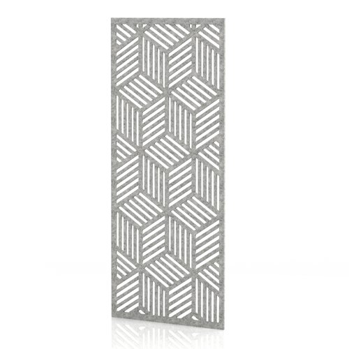 Sch! Acoustic Wall Panel - Cube - Pebble Light Grey