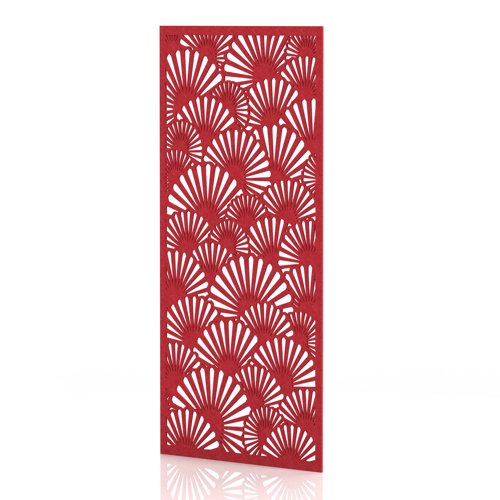 Sch! Acoustic Wall Panel - Fan - Poppy Red