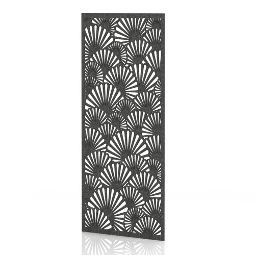 Sch! Acoustic Wall Panel - Fan - Graphite Charcoal