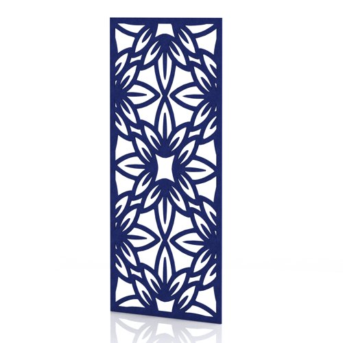 Sch! Acoustic Wall Panel - Flower - Cobalt Blue