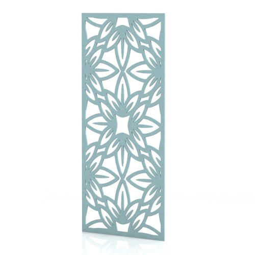 Sch! Acoustic Wall Panel - Flower - Sky Light Blue