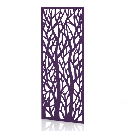 Sch! Acoustic Wall Panel - Forest - Plum Purple