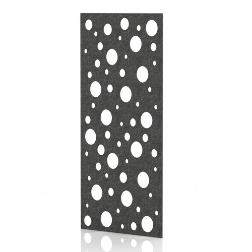 Sch! Acoustic Wall Panel - Polka - Graphite Charcoal